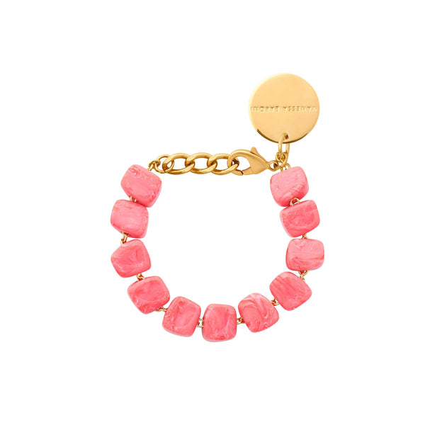 VANESSA BARONI Mini Organic Shaped Bracelet - Strawberry Ice cream