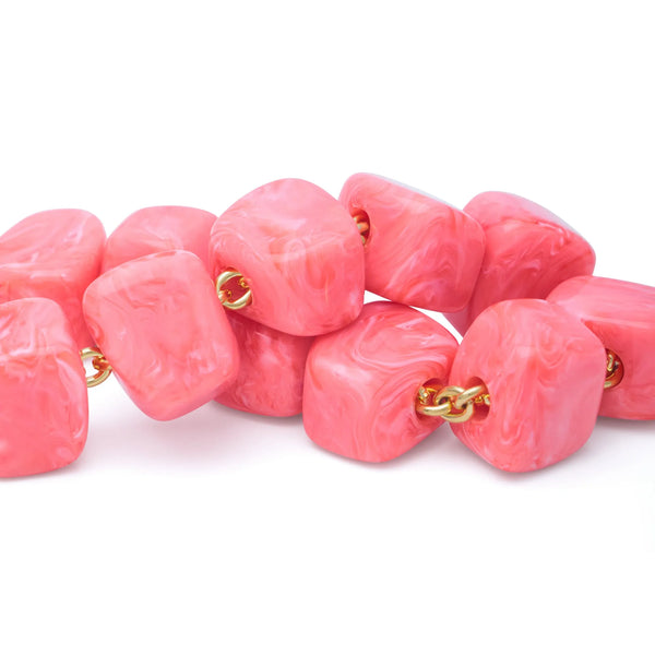 VANESSA BARONI Mini Organic Shaped Bracelet - Strawberry Ice cream