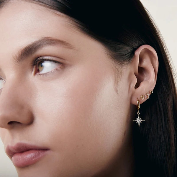 Orelia Jewellery Celestial Stud Pack Ear Party - Gold