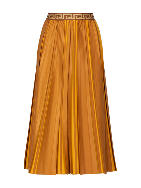 Anonyme Plisse Serena Pleated Skirt - Mustard