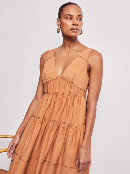 Vivere Polly Sundress - Camel