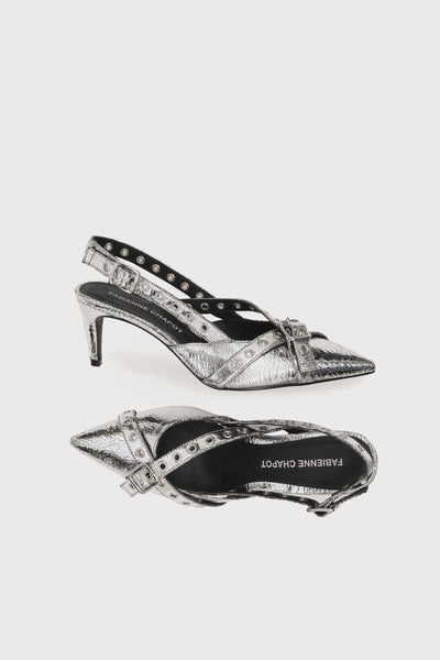 Fabienne Chapot Mary Heels - Silver