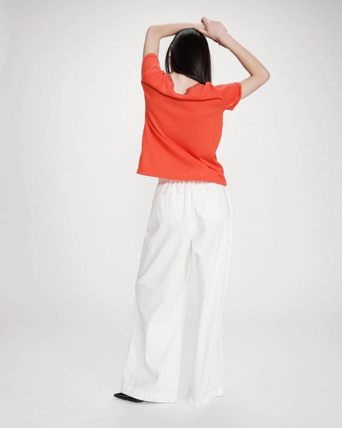 Grace & Mila Vasco V Neck T-Shirt - Sanguine