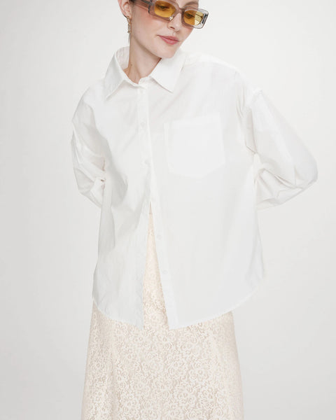 Grace & Mila Valerie Oversized Shirt - Ivoire
