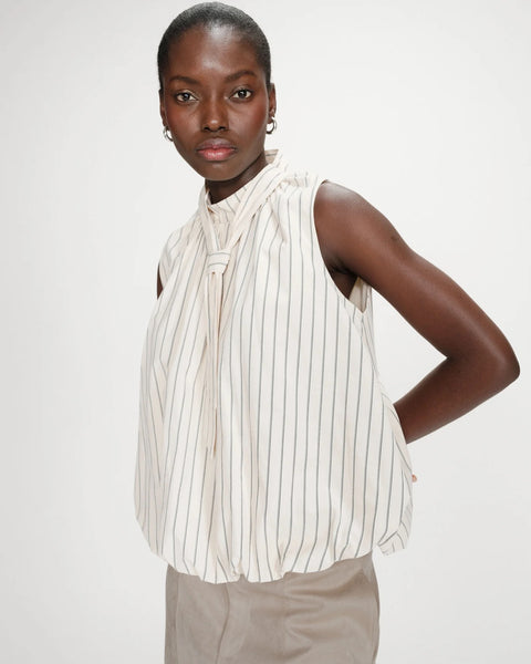 Grace & Mila Vanya Sleeveless Balloon Top - Vanille