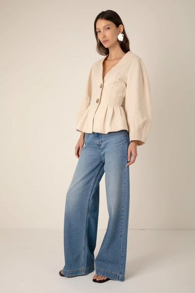 VI.VE.RE Hazel Jacket - Ecru