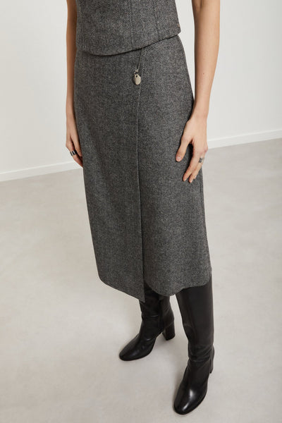 Ottod'Ame Wool blend Skirt - Nero