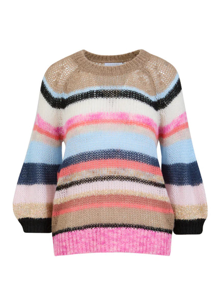 Coster Copenhagen Stripe Knit Jumper - Multi