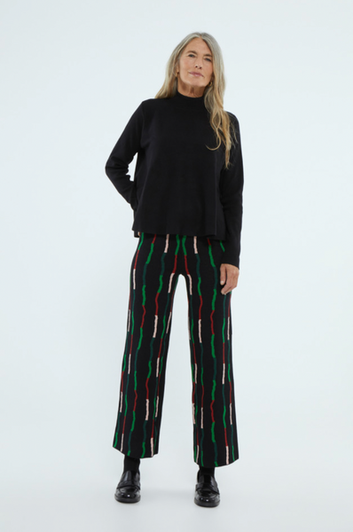 Compania Fantastica High Neck Knit - Black