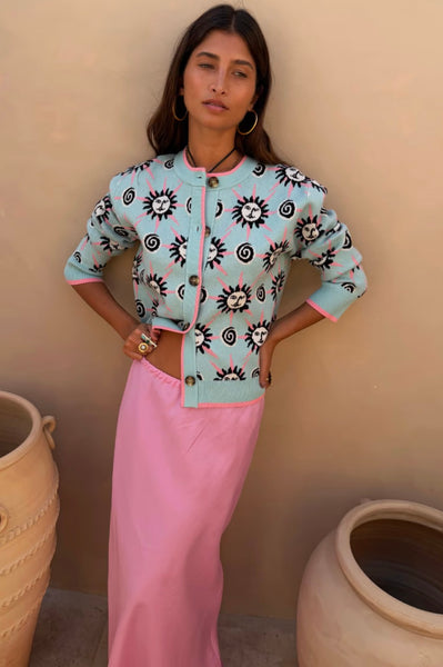 Never Fully Dressed Sun Hollie Cardigan - Blue