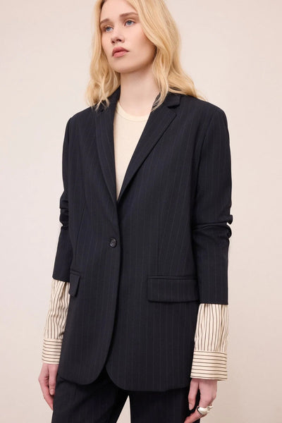 Ottod'Ame Double Cuff Jacket - Navy