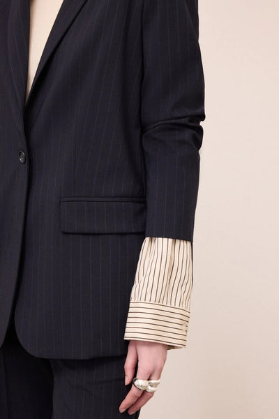 Ottod'Ame Double Cuff Jacket - Navy