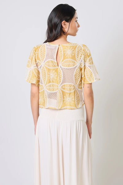 Traffic People Rene Blouse - Yellow