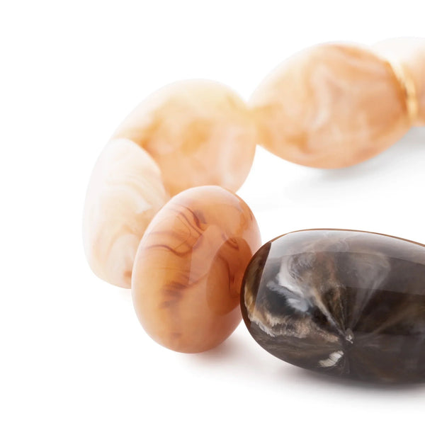 Vanessa Baroni Unique Flex Bracelet - Creme Brulee Marble