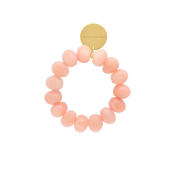 VANESSA BARONI Stone Flex Bracelet - Peach Sorbet