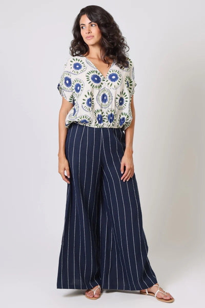 Traffic People Whispers Top - Blue