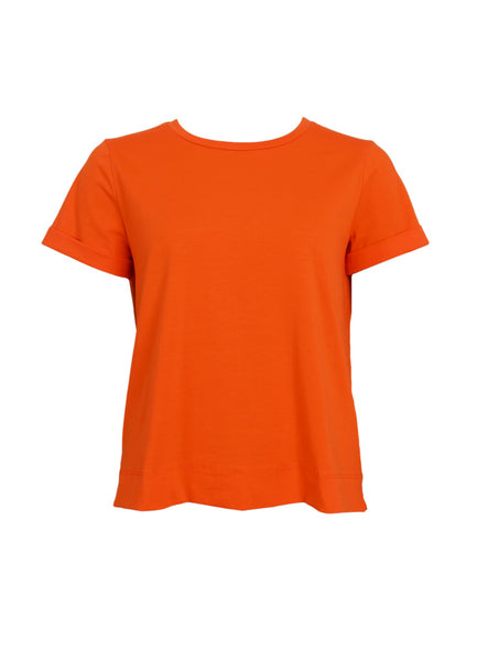 Black Colour BCMay Short Sleeve T-Shirt - Orange