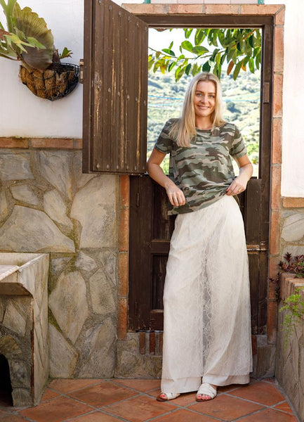 BCFRANKA Lace Skirt - Creme