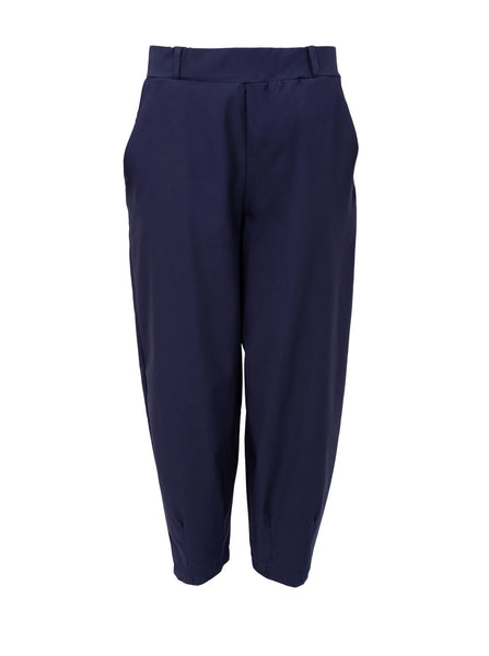 Black Colour BCBeverley Barrel Trouser - Navy