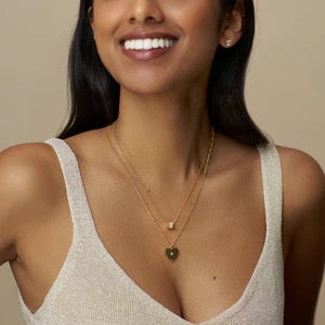 Orelia Jewellery Pave Thread Through Necklace - Gold