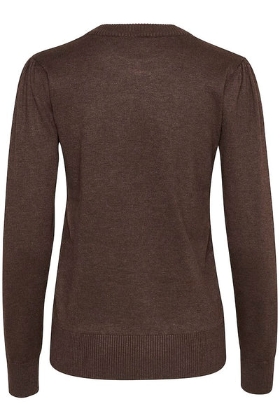 Saint Tropez MilaSZ Pullover - Dark Oak Melange