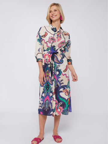 Vilagallo Lipa Maxi Dress - Paisley Print