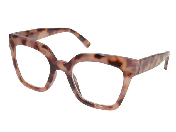 Goodlookers Jaye Reading Glasses - Pink Tortoiseshell