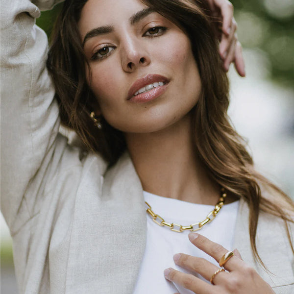 Orelia Jewellery LUXE Domed Ring - Gold