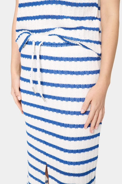 Saint Tropez EsmereSZ Knit Skirt - Blue Stripe