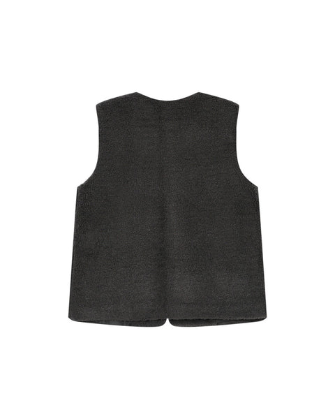Grace & Mila Sinatra Sleeveless Jacket - Anthracite