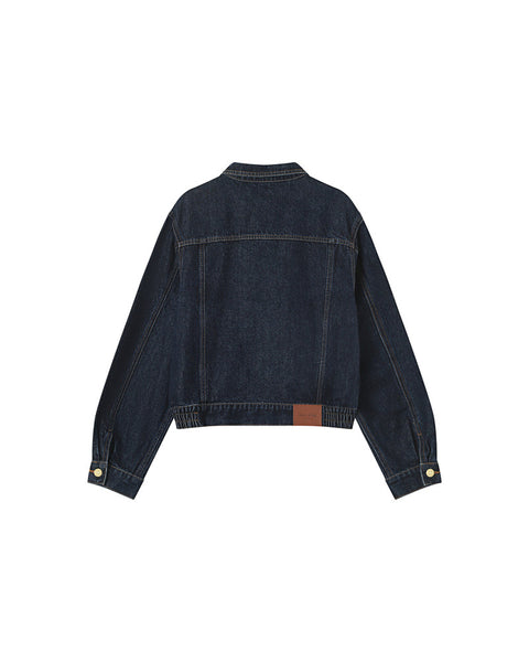 Grace & Mila Primrose Denim Jacket - Dark Denim