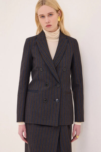 Ottod'Ame Double Breasted Stripe Jacket