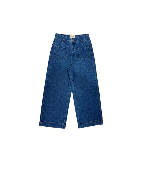Grace & Mila Joe 7/8 Jeans - Medium Blue Denim