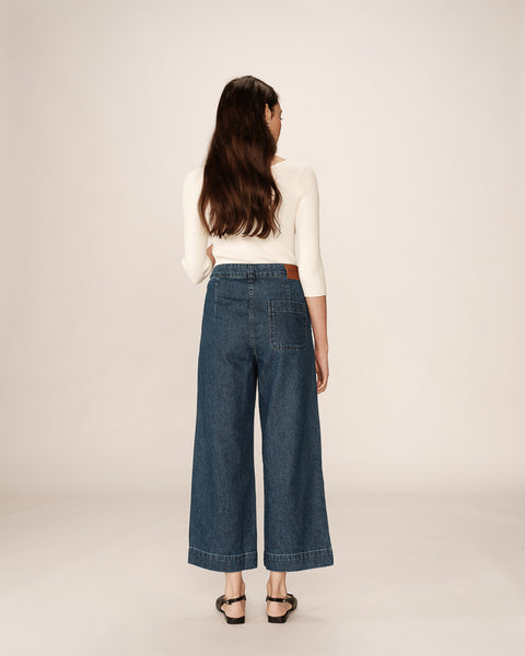 Grace & Mila Joe 7/8 Jeans - Medium Blue Denim