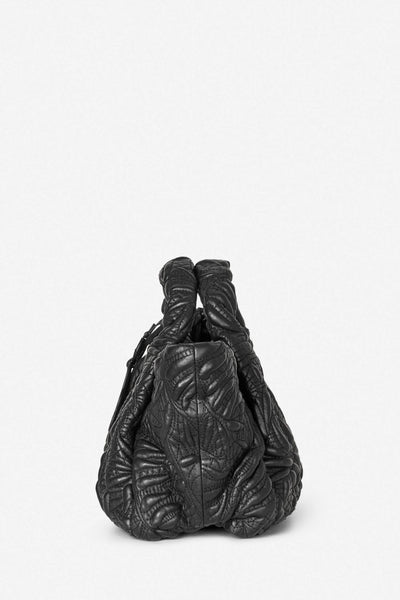Munthe Lix Quilt Bag - Black Lambs Leather