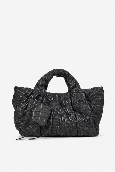Munthe Lix Quilt Bag - Black Lambs Leather