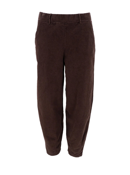 Black Colour BCMemphis Corduroy Barrel Pant - Coffee