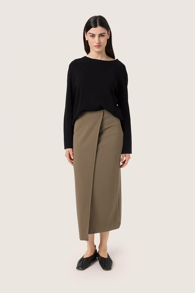 Soaked In Luxury SLBea Skirt - Morel