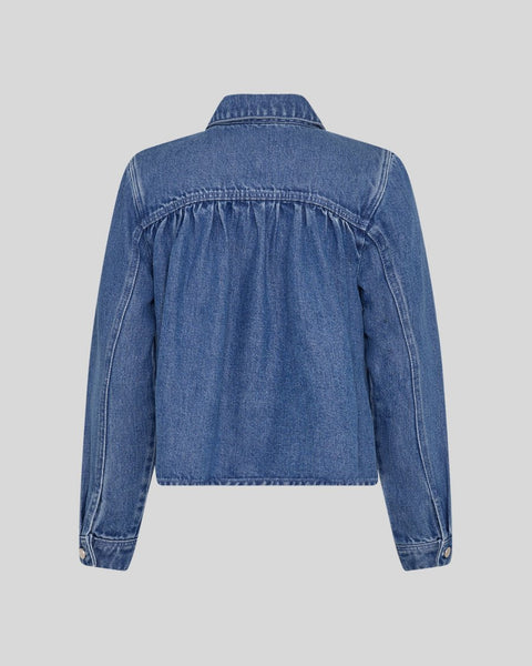 MSCH Ago Rue Denim Shirt - Mid Blue Wash