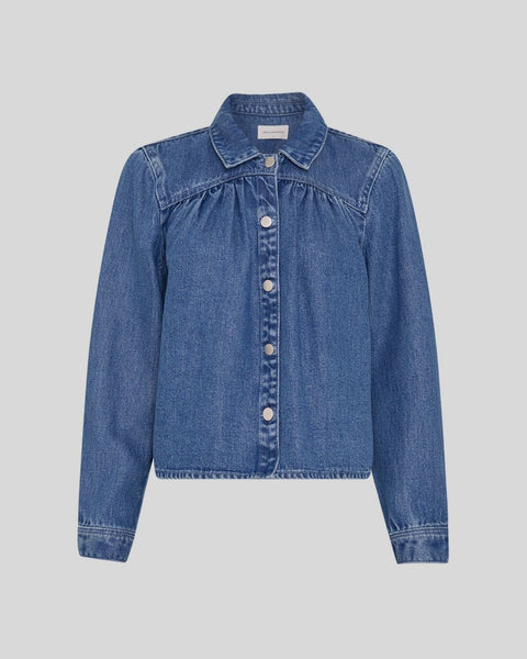 MSCH Ago Rue Denim Shirt - Mid Blue Wash