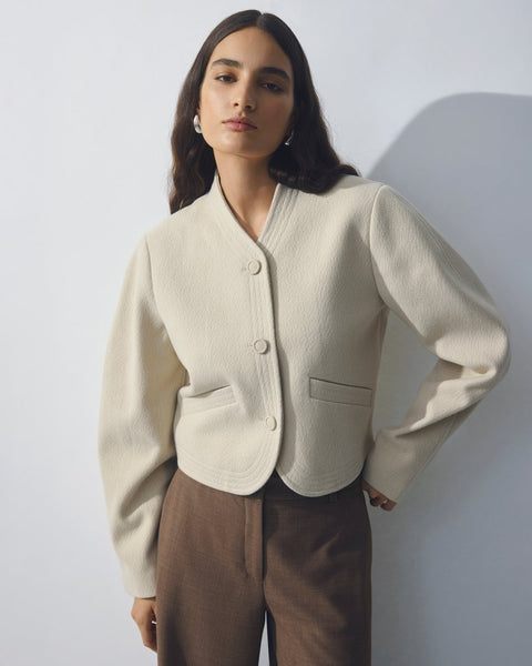 MSCH Copenhagen Sari Esmeralda Jacket - Oatmeal