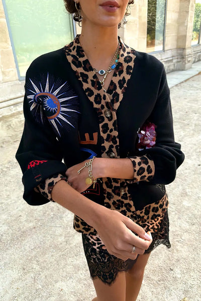 Never Fully Dressed Black Amore Astrid Cardigan