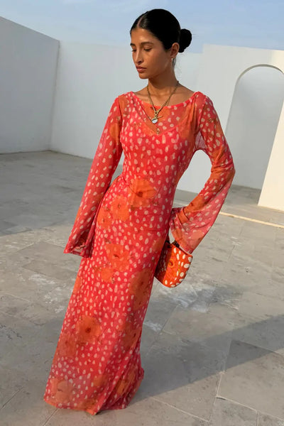 Never Fully Dressed Poppy Aria Dress - Coral