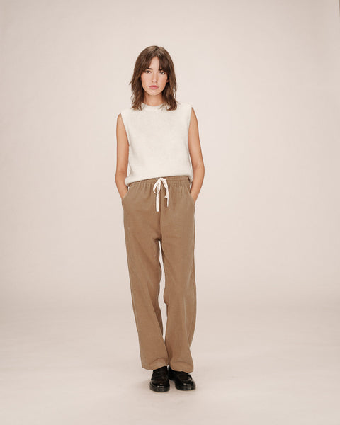Grace & Mila Corduroy Trousers - Greige