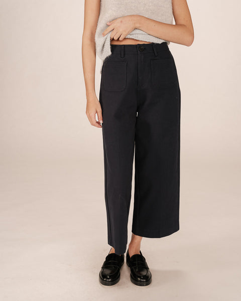 Grace & Mila Sole Cropped Trousers - Marine