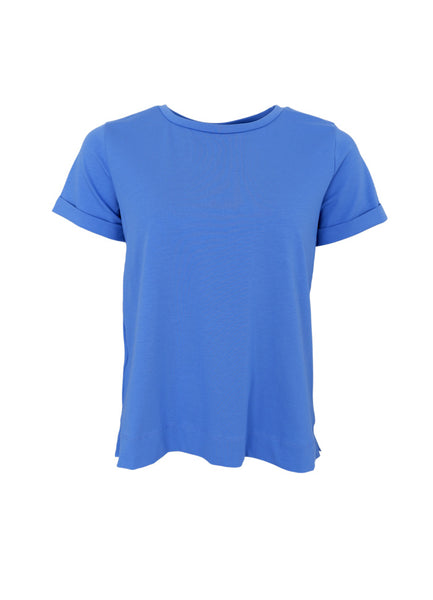 Black Colour BCMay Short Sleeve T-Shirt - Ultra Blue