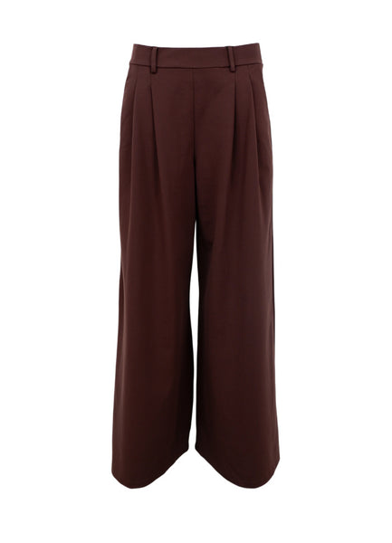 Black Colour BCDavi Wide Leg Trousers - Coffee