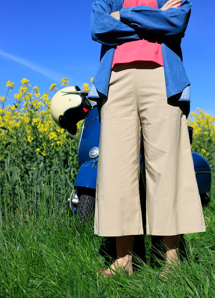 Black Colour BCDavina Culotte Pant - Sand