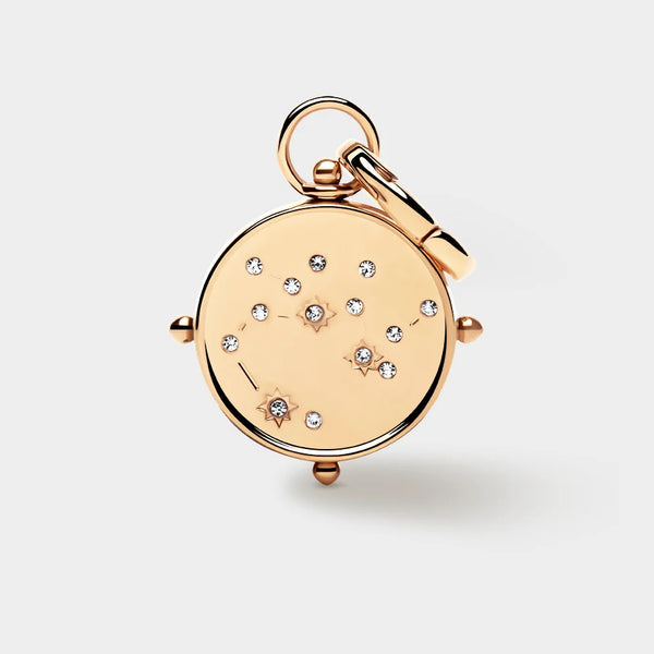COLURi Zodiac Double Sided 'Sagittarius' Charm - Gold Plated