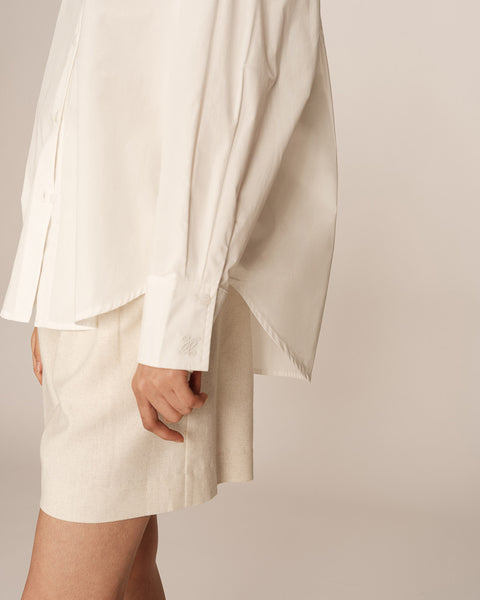 Grace & Mila Oversized Shirt - Ecru